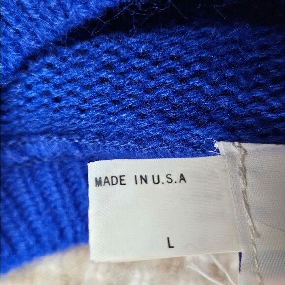 Vintage 90s Avon Fashions Bold Multi Color Abstract Pattern Long Sleeve Sweater - Picture 6 of 9